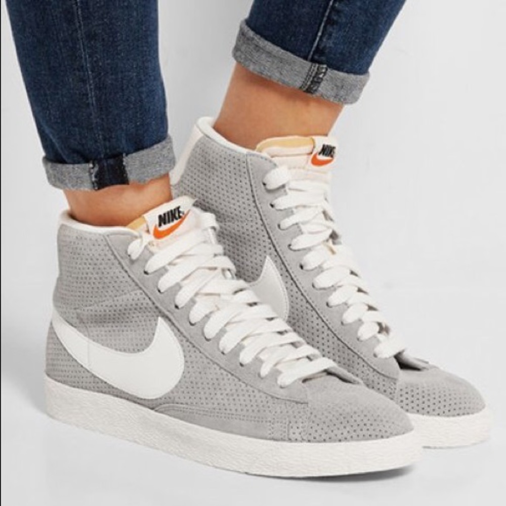 Nike Blazer perforated suede high-tops